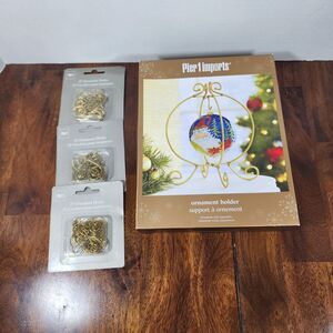 Christmas Ornament Holder and Ornament Hooks